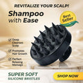 Soft Silicone Scalp Massager & Shampoo Head Massage Brush